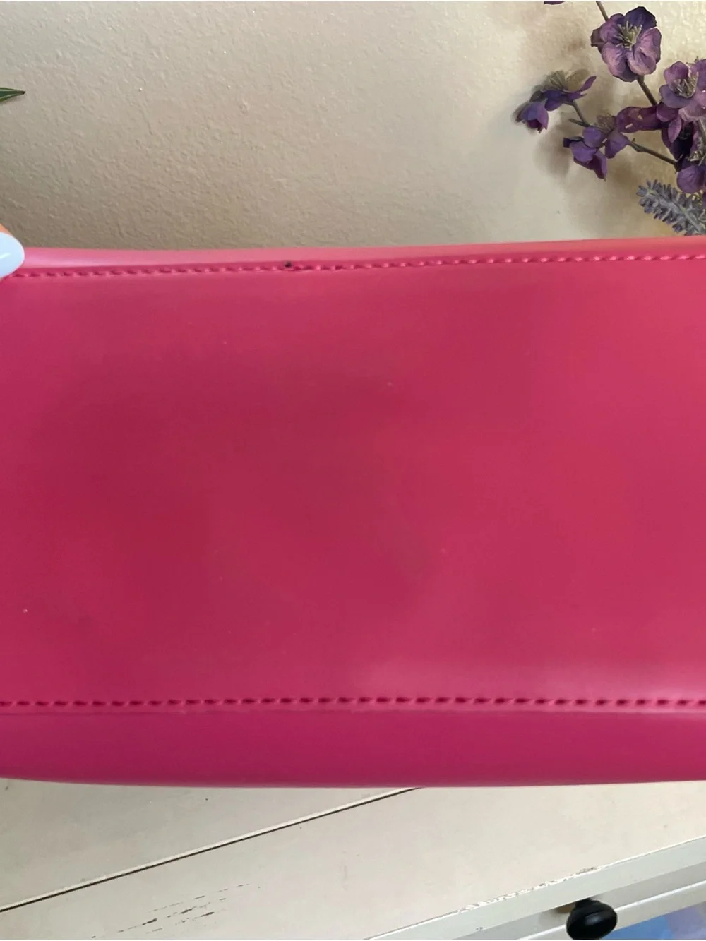 Tommy Jeans Bright Pink Tote with blue Handles